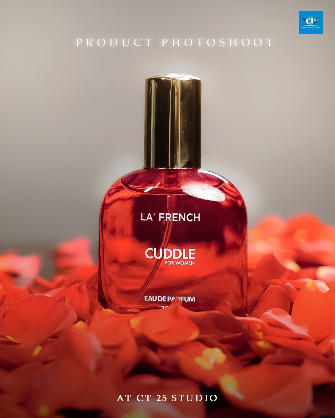 La'French Perfume Campaign - Product Photography by Corporate Thalam